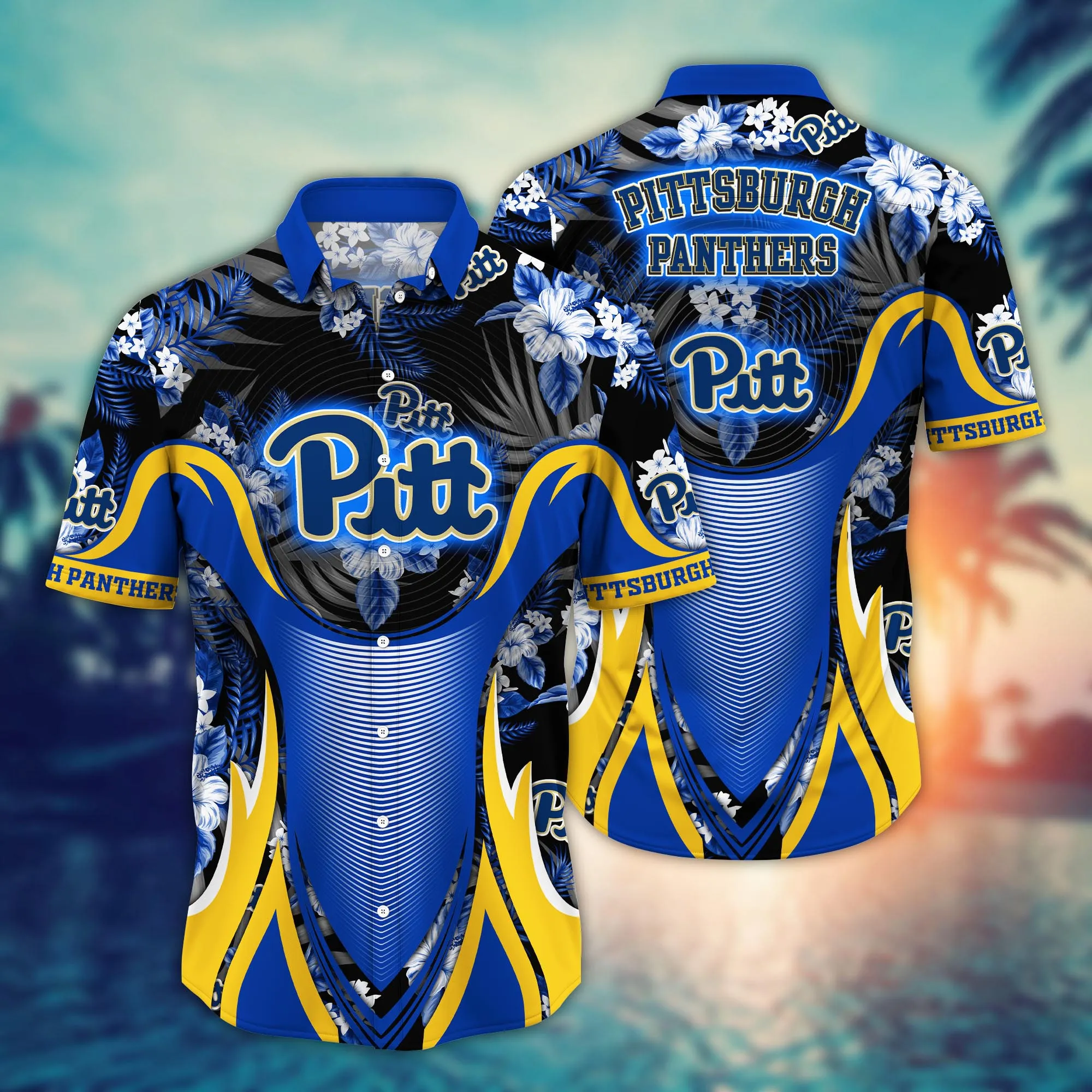Pittsburgh Panthers NCAA Hawaiian Shirt Getaways Aloha Shirt Pittsburgh Panthers NCAA Hawaiian Shirt Getaways Aloha Shirt