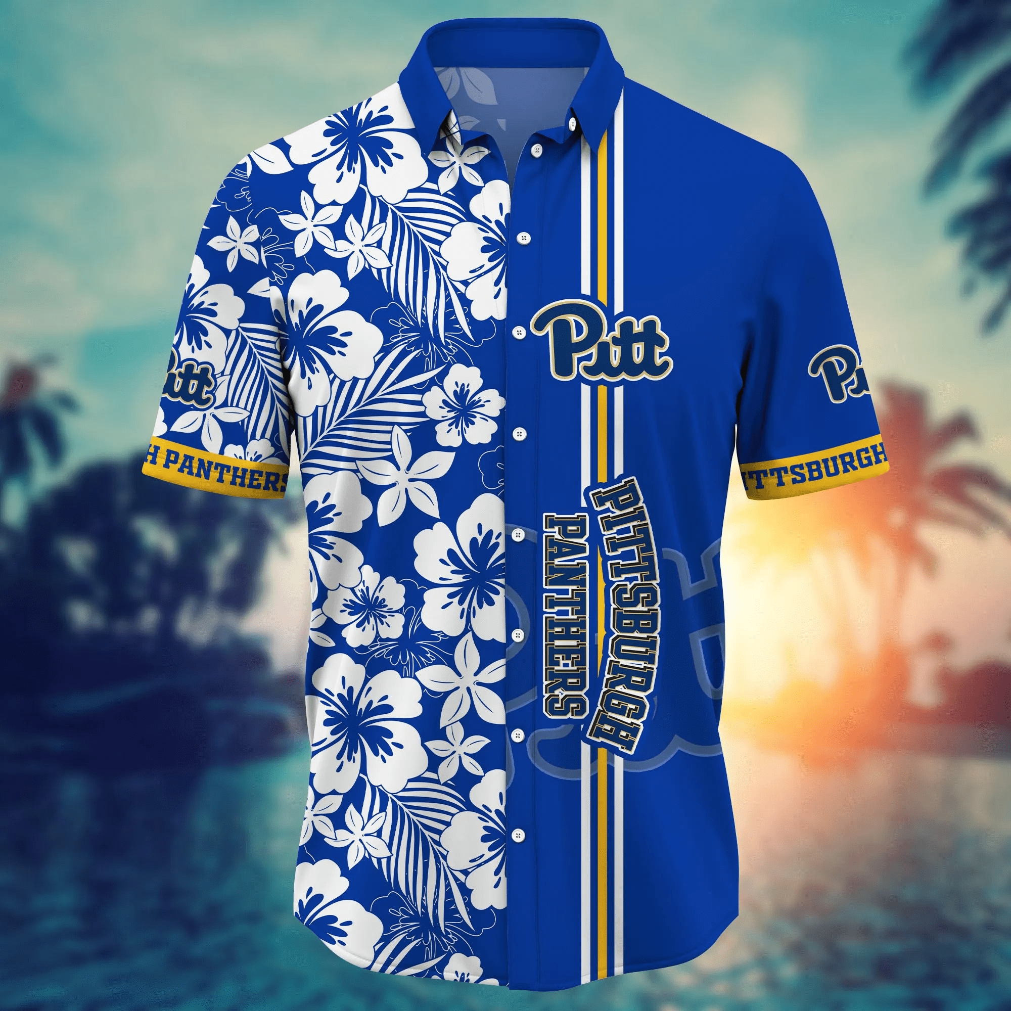 Pittsburgh Panthers NCAA Hawaiian Shirt Heatwavetime Aloha Shirt