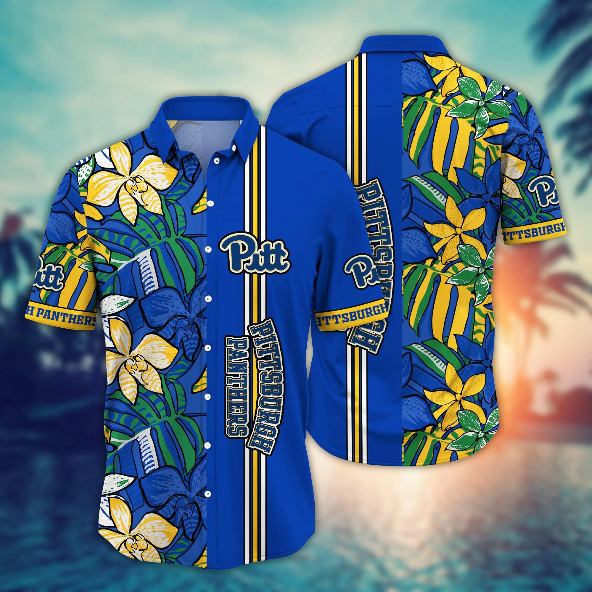 Pittsburgh Panthers NCAA Hawaiian Shirt Picnics Aloha Shirt Pittsburgh Panthers NCAA Hawaiian Shirt Picnics Aloha Shirt