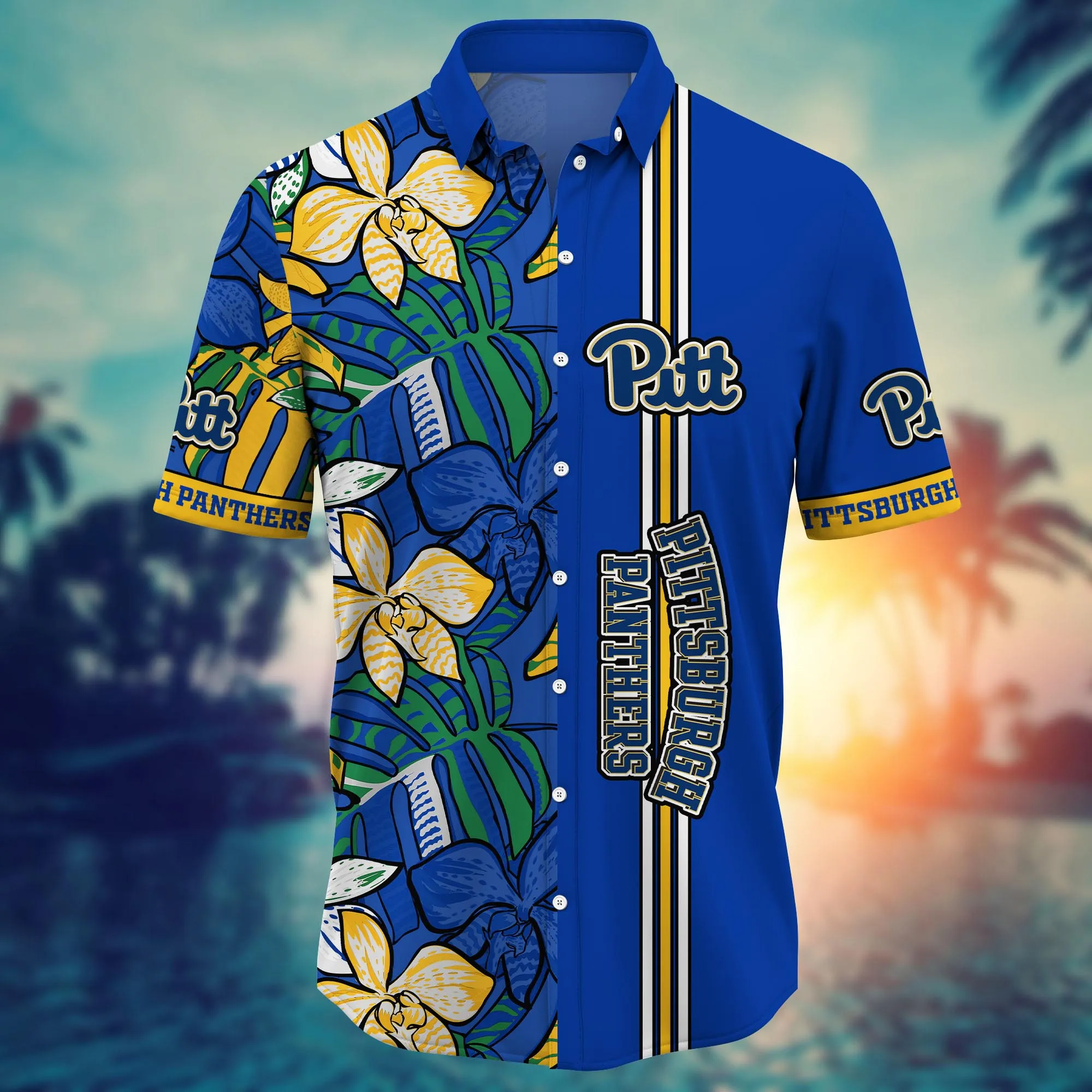 Pittsburgh Panthers NCAA Hawaiian Shirt Picnics Aloha Shirt