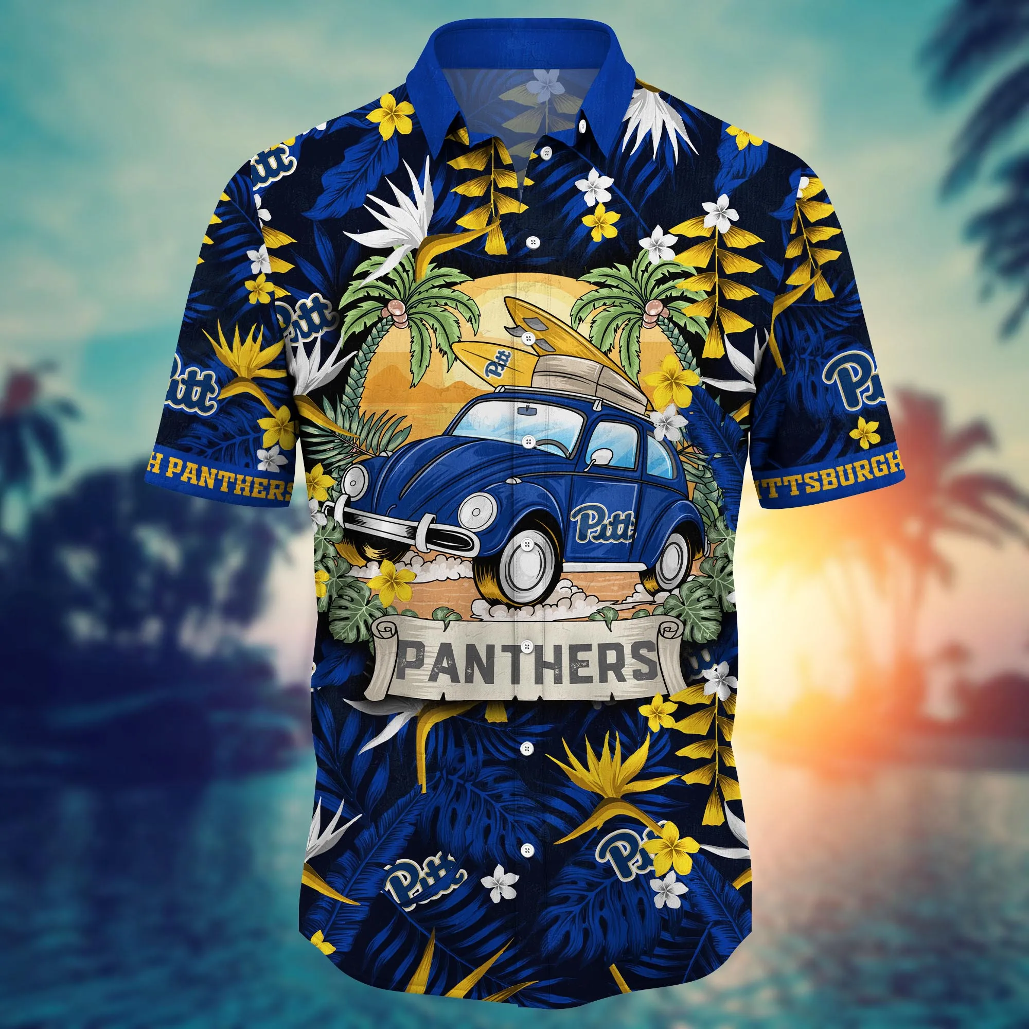 Pittsburgh Panthers NCAA Hawaiian Shirt Popsiclestime Aloha Shirt