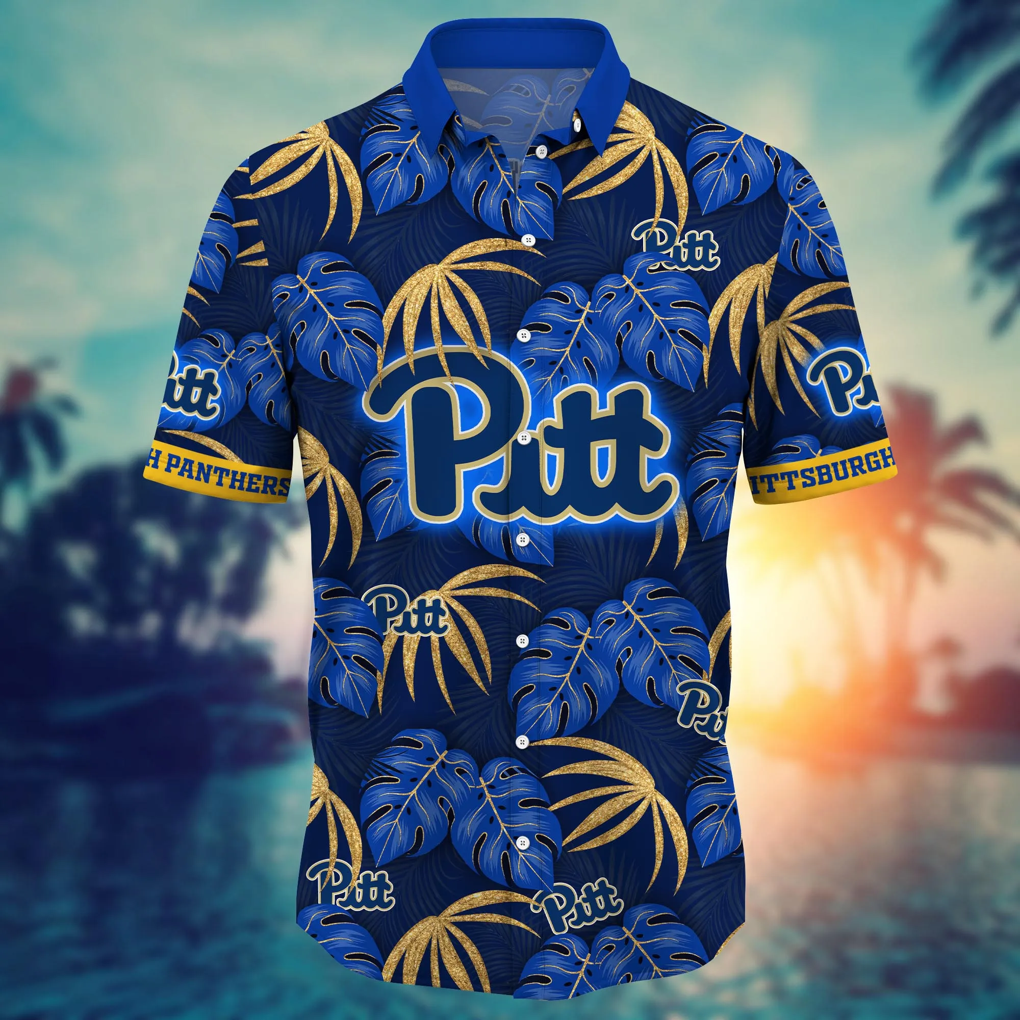 Pittsburgh Panthers NCAA Hawaiian Shirt Sandcastles Aloha Shirt