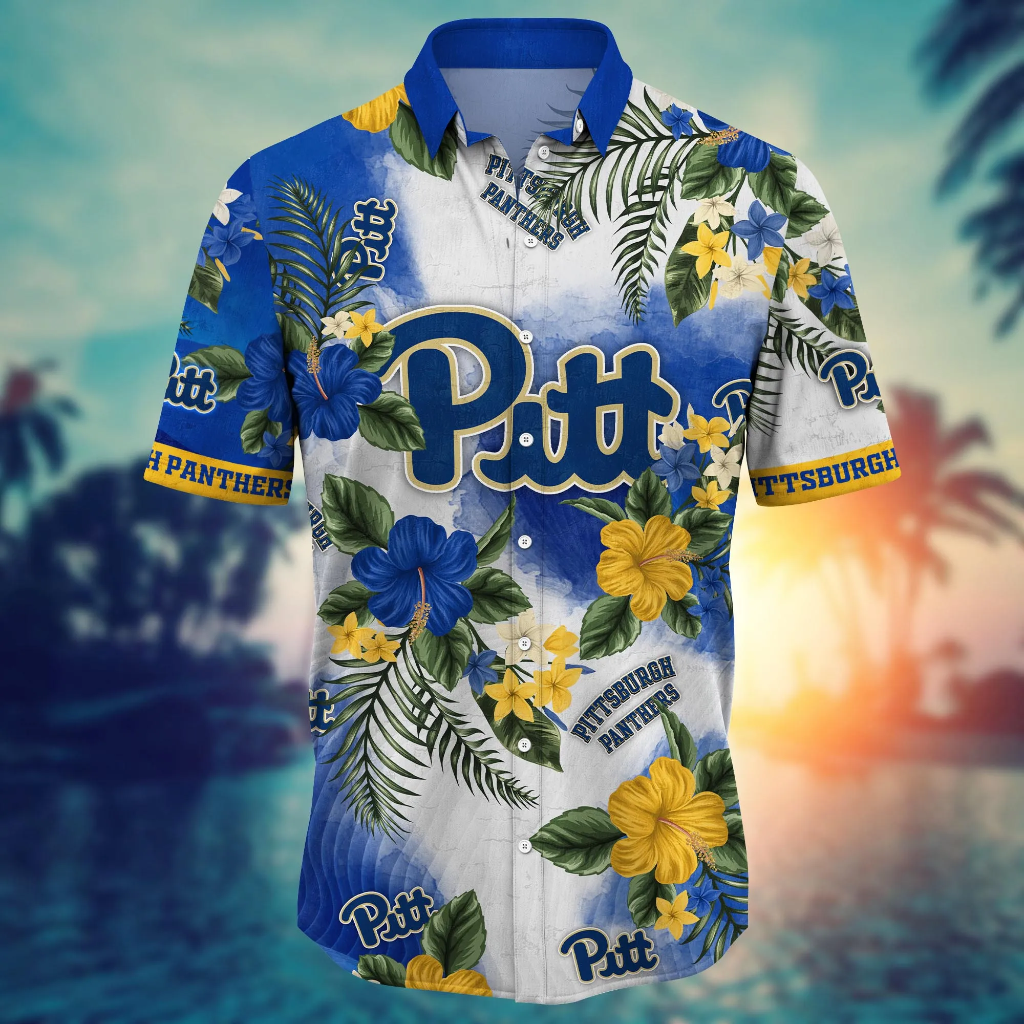 Pittsburgh Panthers NCAA Hawaiian Shirt Shortstime Aloha Shirt