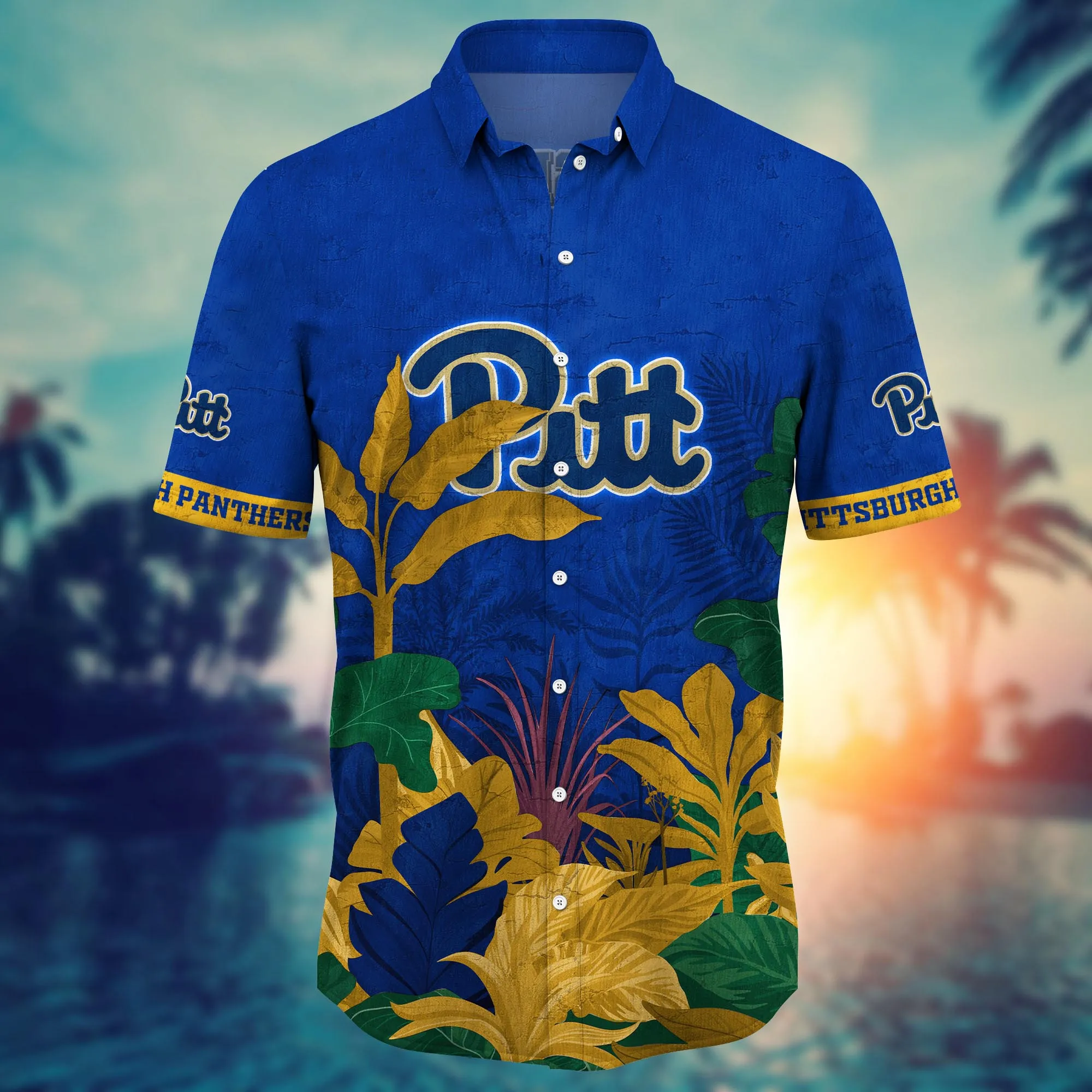 Pittsburgh Panthers NCAA Hawaiian Shirt Vacation Aloha Shirt