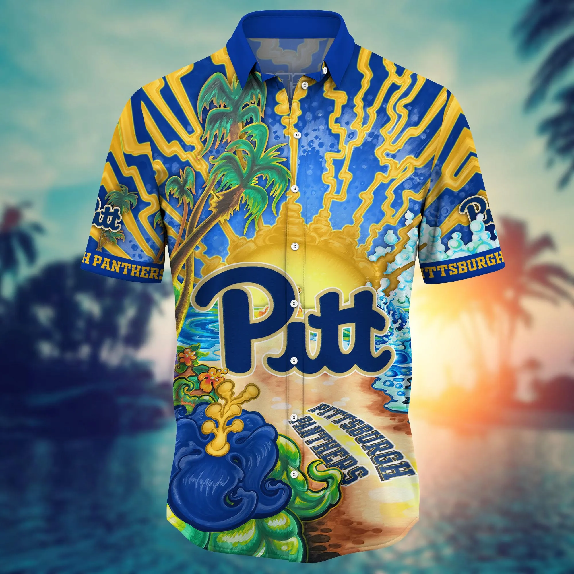 Pittsburgh Panthers NCAA Hawaiian Shirt Warmthtime Aloha Shirt