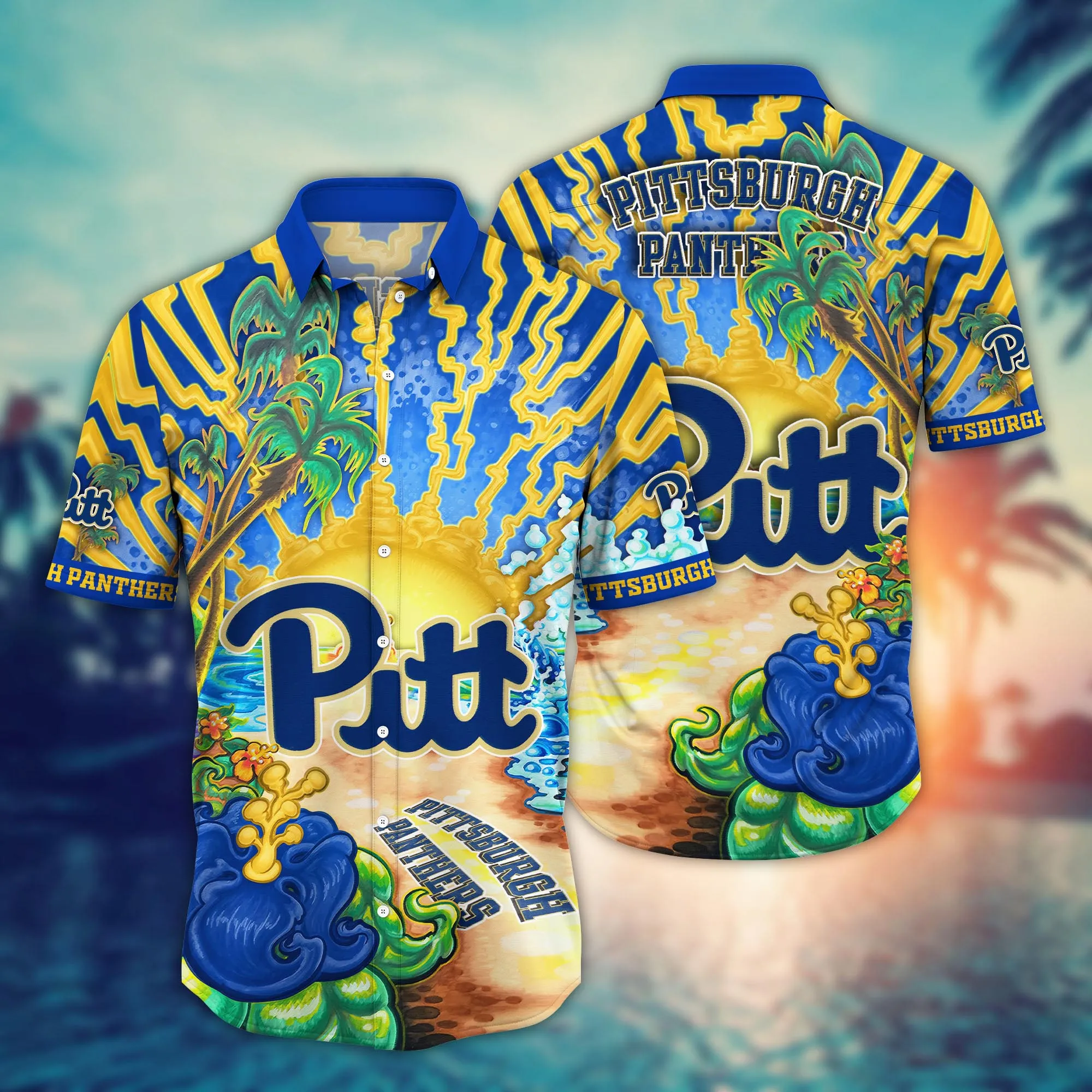 Pittsburgh Panthers NCAA Hawaiian Shirt Warmthtime Aloha Shirt Pittsburgh Panthers NCAA Hawaiian Shirt Warmthtime Aloha Shirt