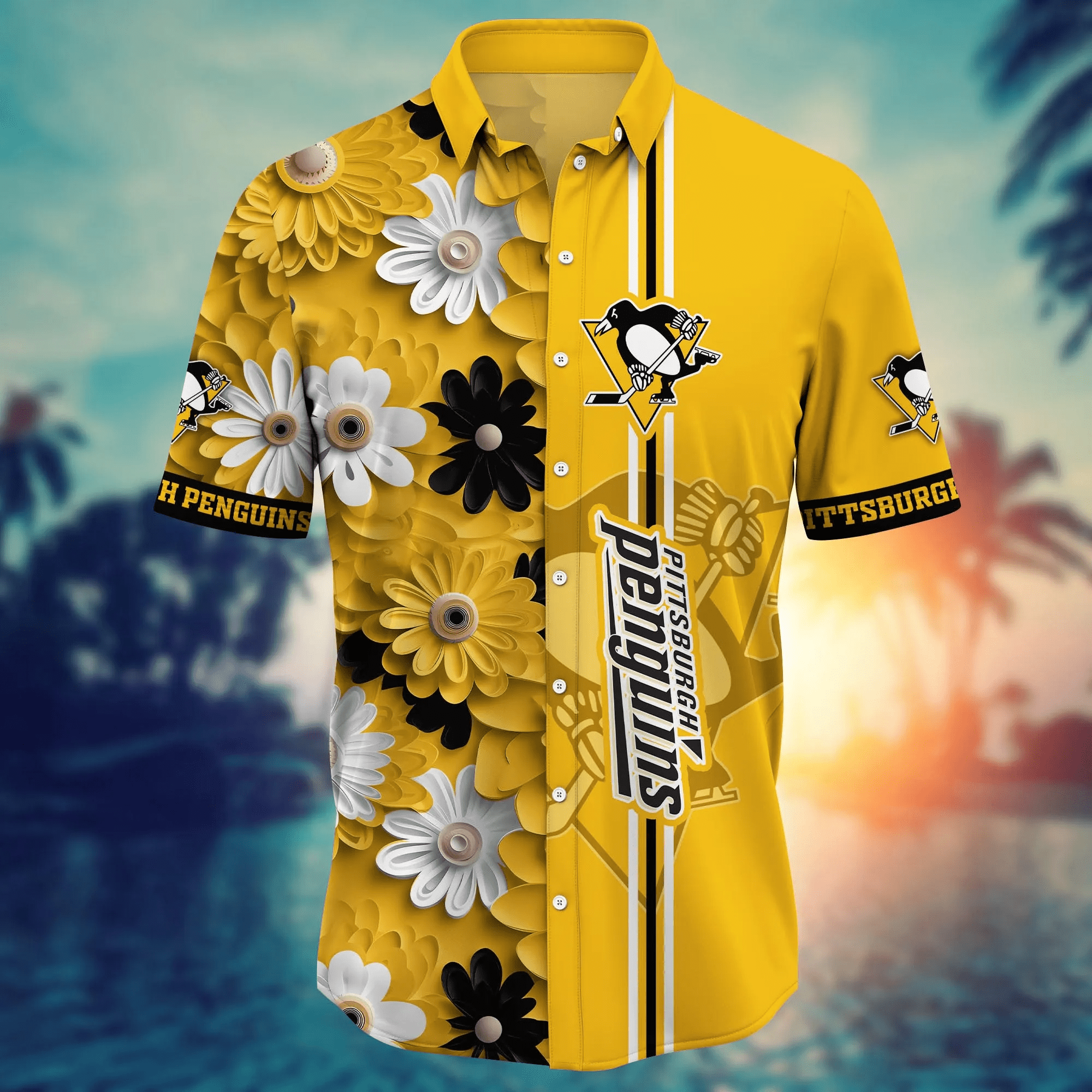 Pittsburgh Penguins NHL Hawaiian Shirt July Aloha Shirt