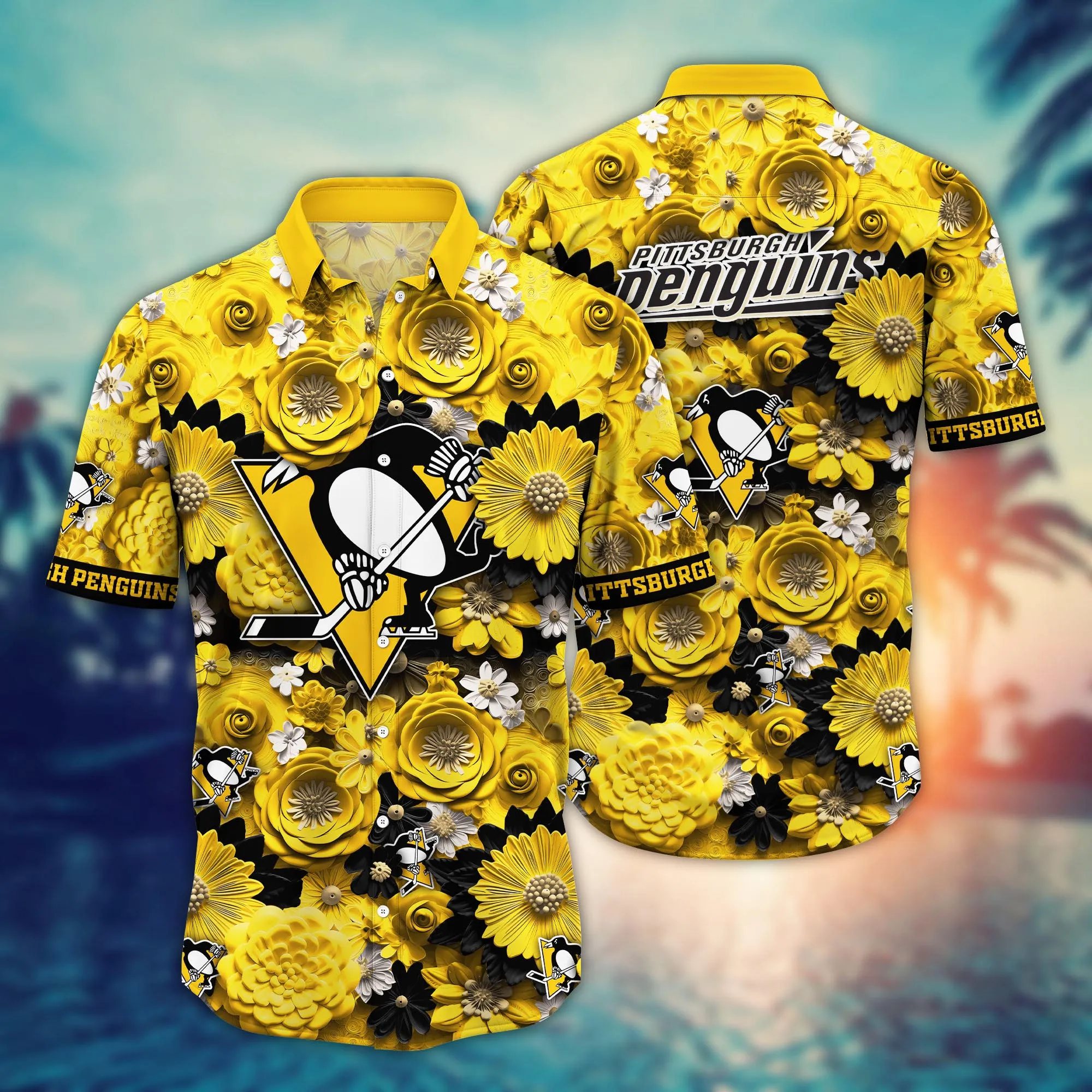 Pittsburgh Penguins NHL Hawaiian Shirt Trending For This Summer Customize Shirt Any Team