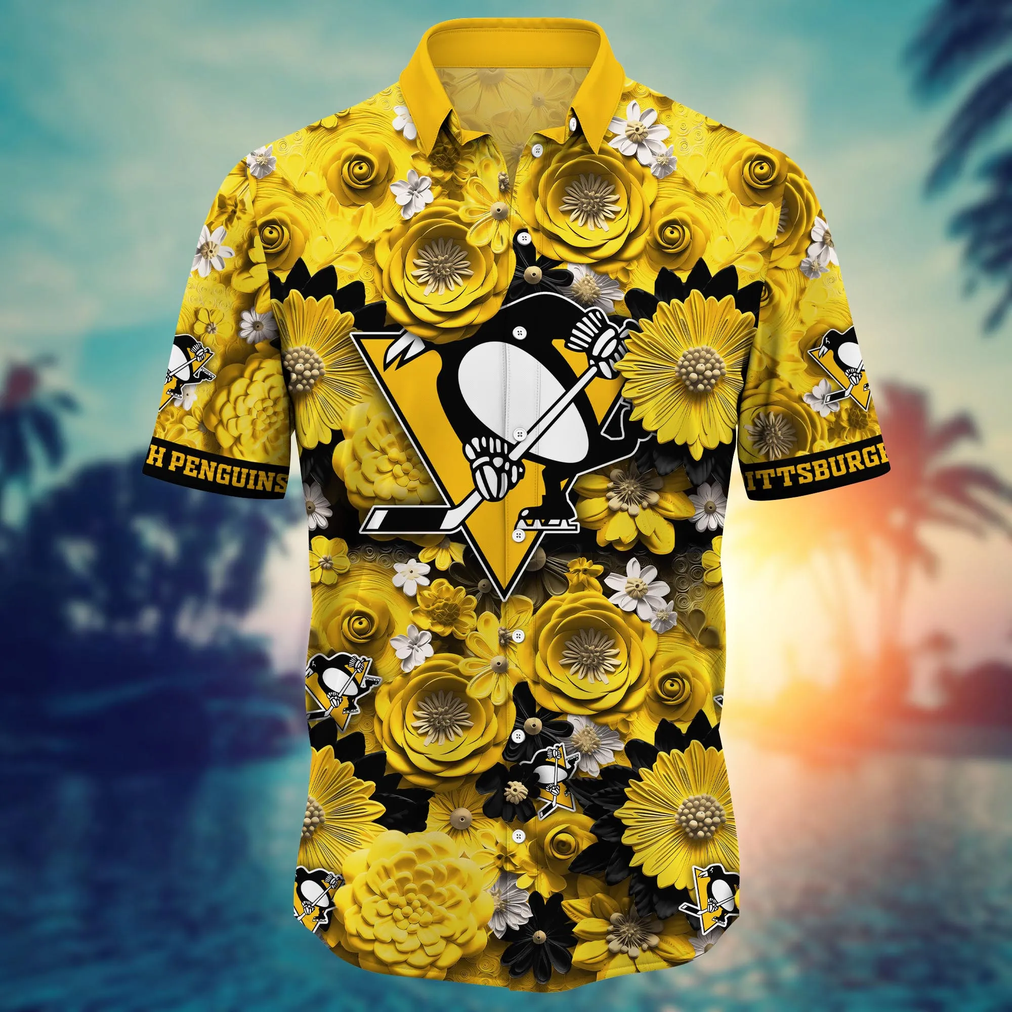 Pittsburgh Penguins NHL Hawaiian Shirt Trending For This Summer Customize Shirt Any Team
