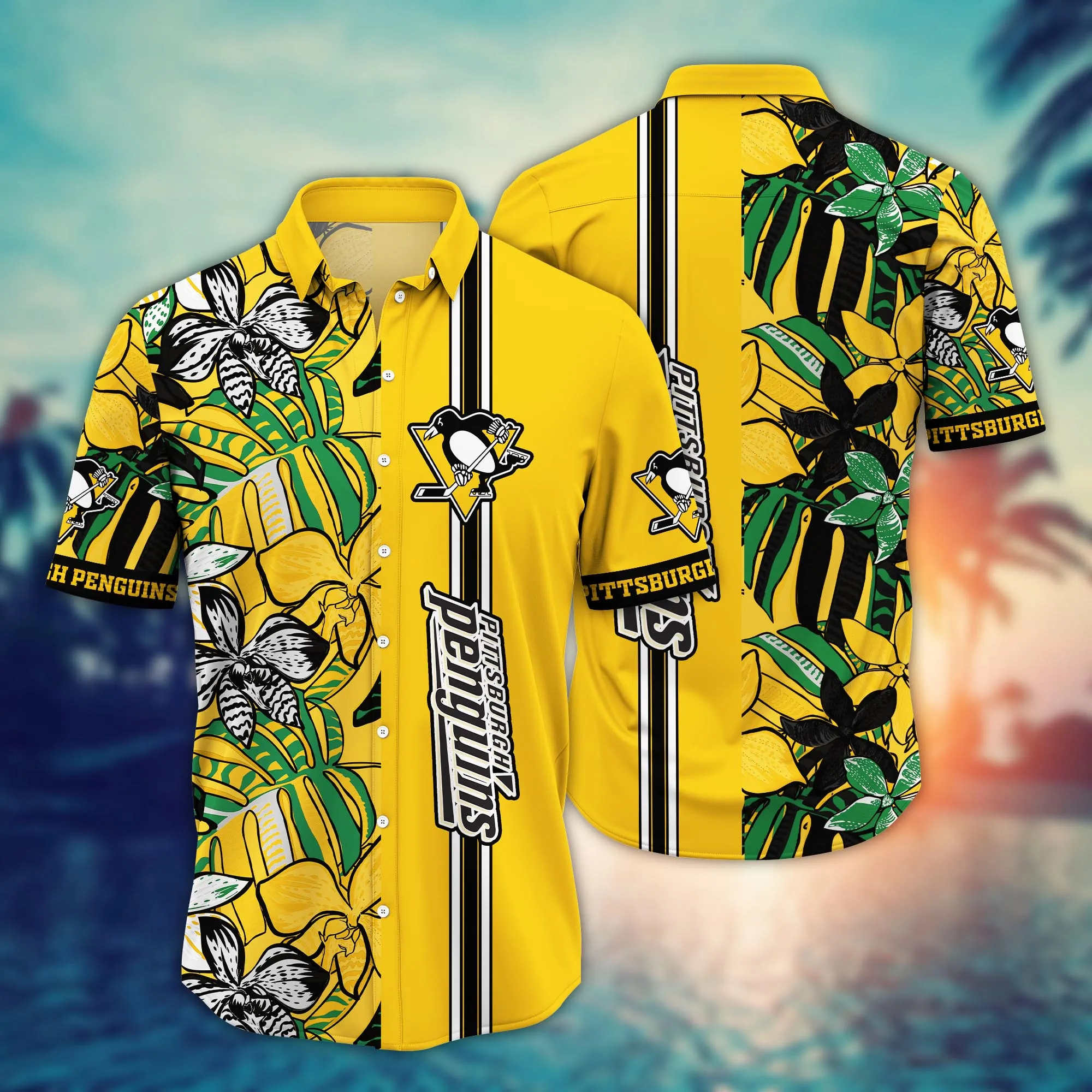 Pittsburgh Penguins NHL Hawaiian Shirt Watermelons Aloha Shirt