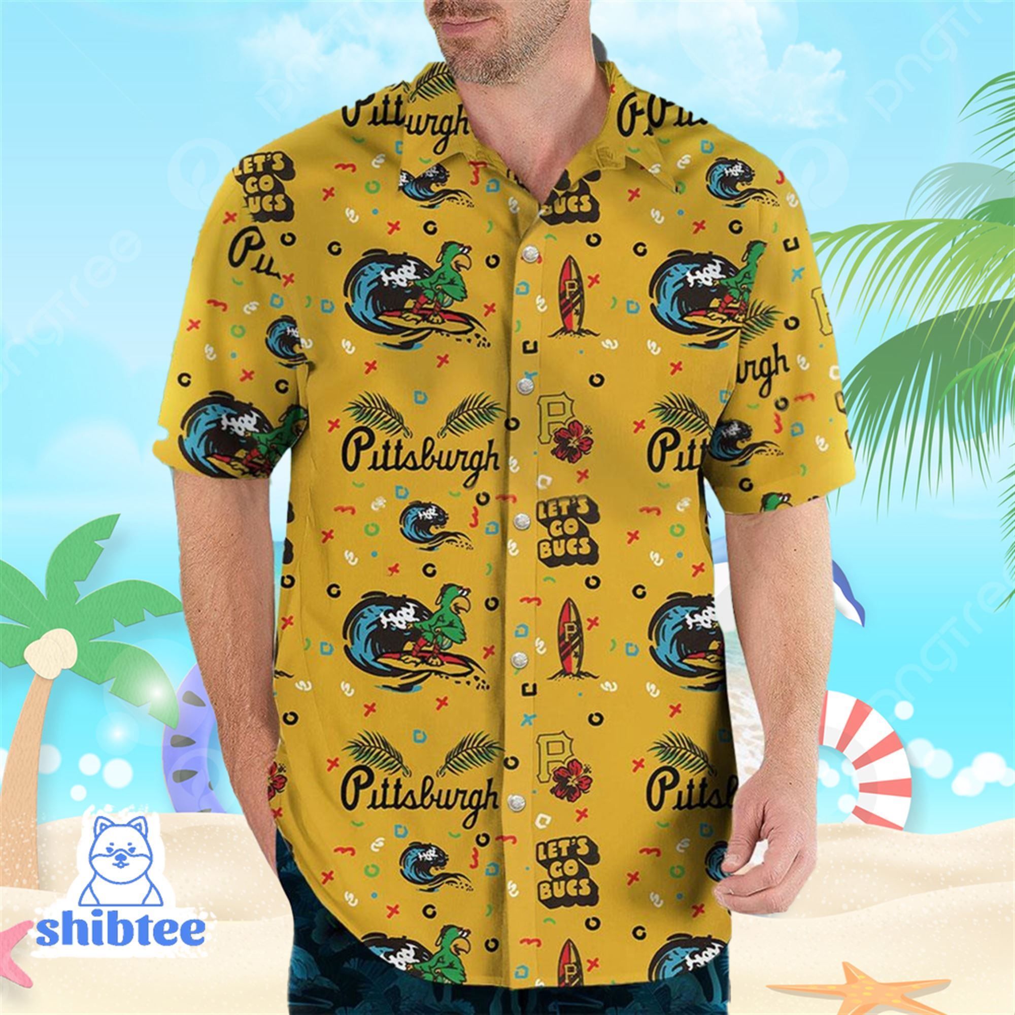 Pittsburgh Pirates Celebration Hawaiian Shirt