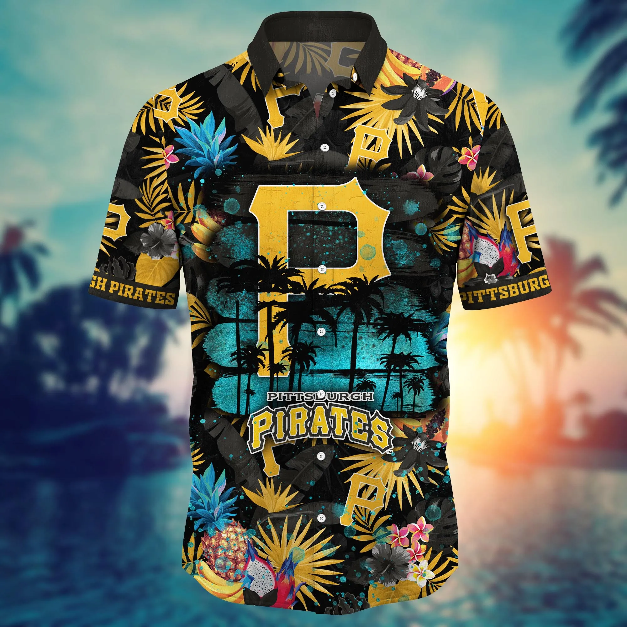 Pittsburgh Pirates MLB Hawaiian Shirt Hammocks Aloha Shirt