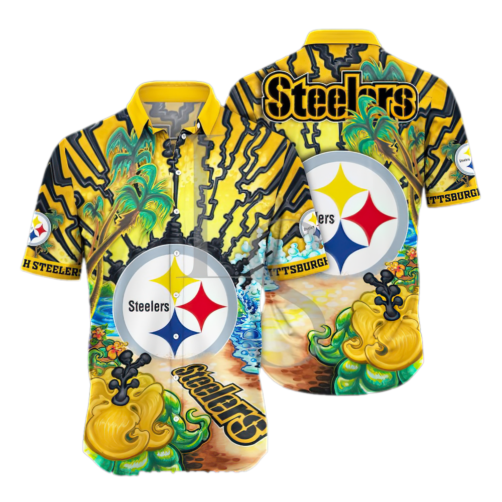 Pittsburgh Steelers Aloha Island Unisex Hawaiian Shirt