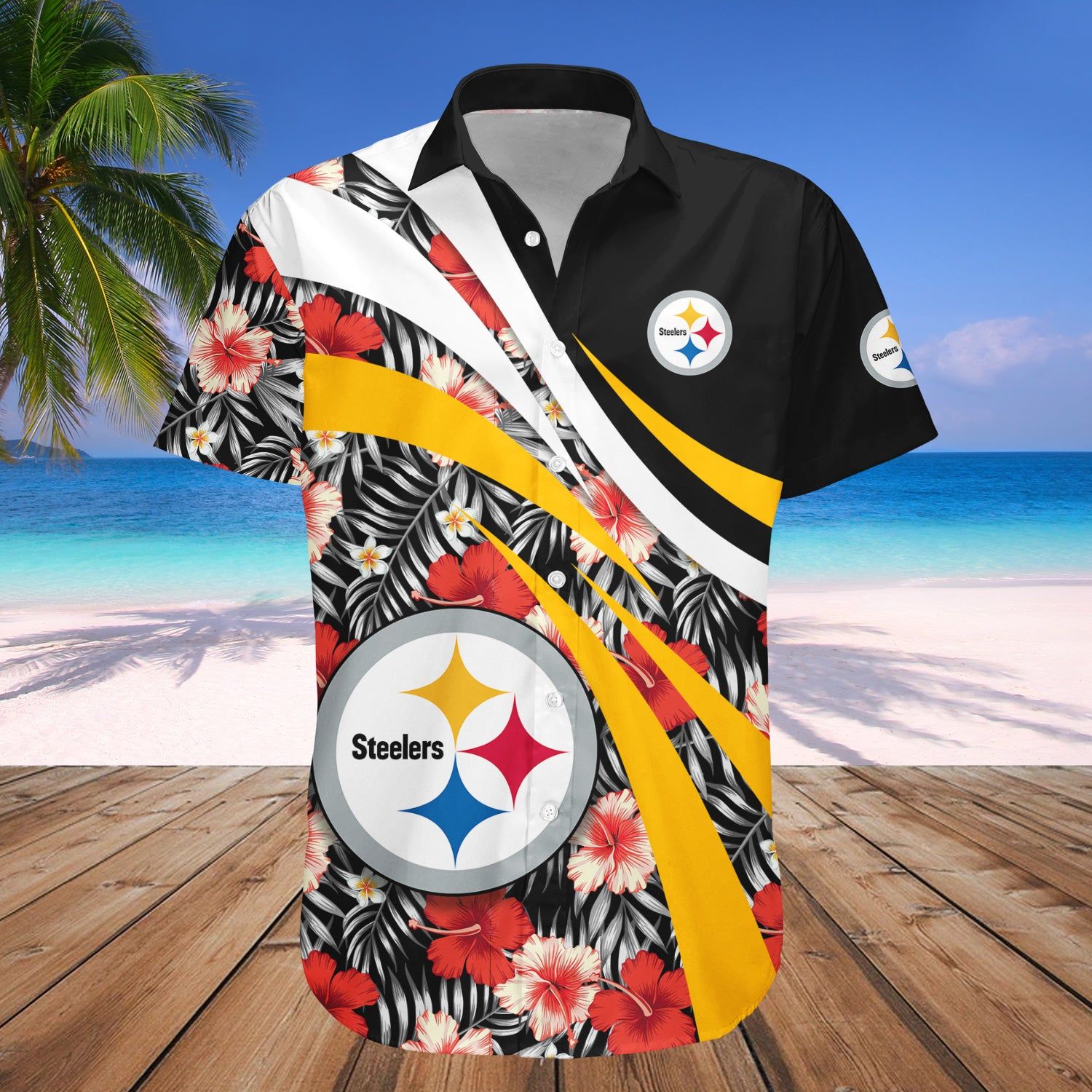 Pittsburgh Steelers Hawaii Shirt Hibiscus Sport Style – NFL