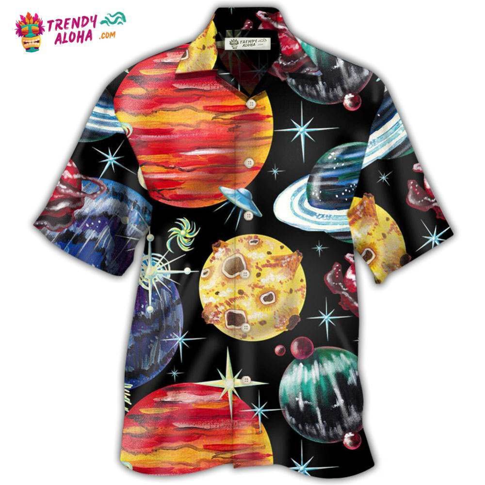 Planet Black Style Hawaiian Shirt – Trendy Aloha