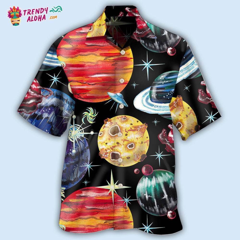 Planet Black Style Hawaiian Shirt – Trendy Aloha
