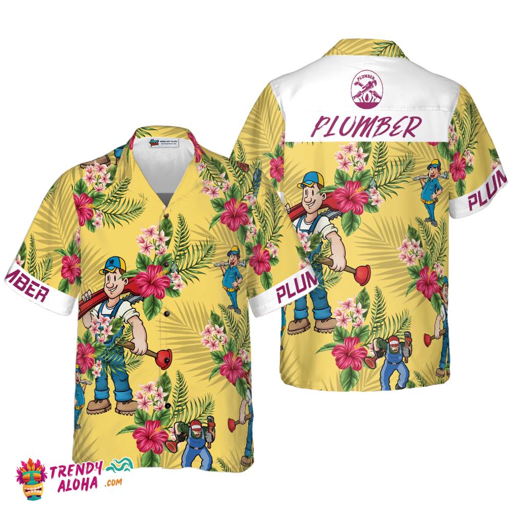 Plumber Hawaiian Shirt Plumber Hawaiian Shirt