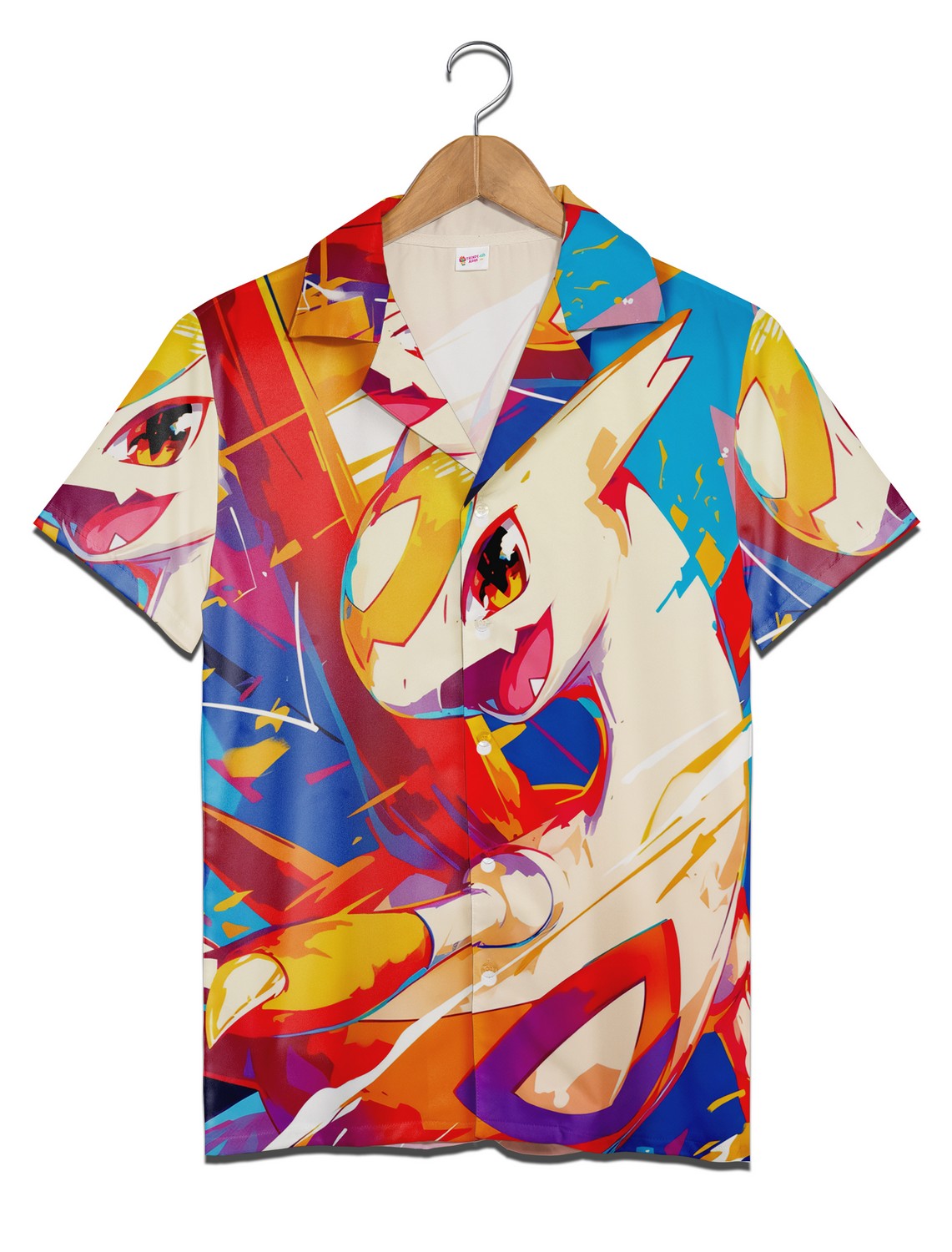 Pokemon Go Latias Hawaiian Shirt Colorful Tropical Vacation Shirt Unisex Beachwear