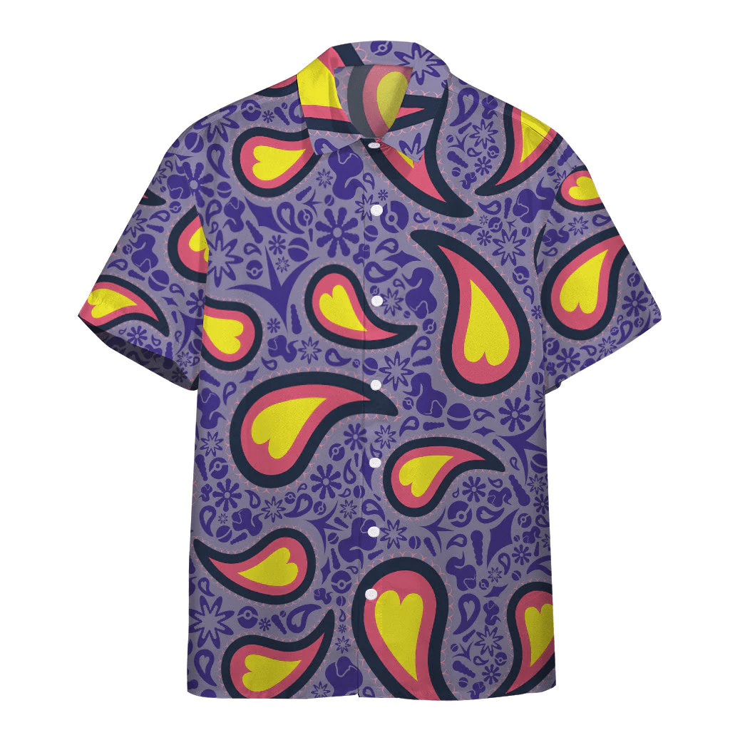 Pokemon Hawaiian Shirt Arbok Pokemon Purple Hawaii Shirt Pokemon Aloha Shirt