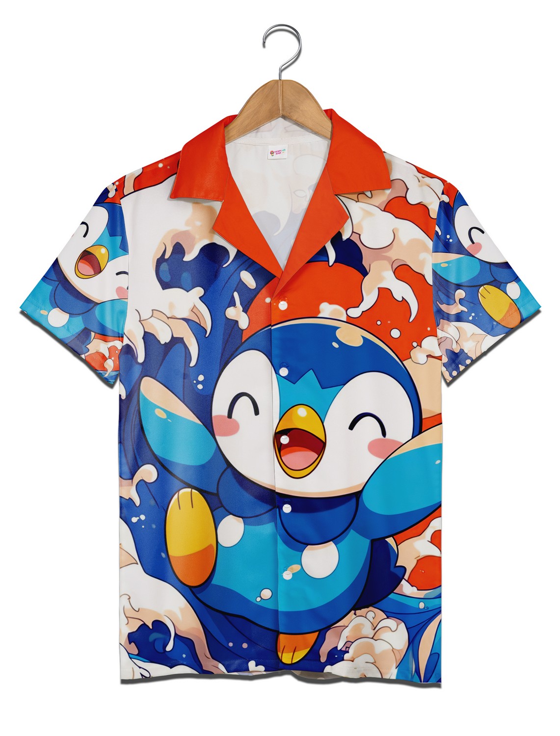 Pokemon Piplup Hawaiian Shirt, Cute Penguin Piplup Button Up Aloha Beach Shirt Pokemon Piplup Hawaiian Shirt, Cute Penguin Piplup Button Up Aloha Beach Shirt