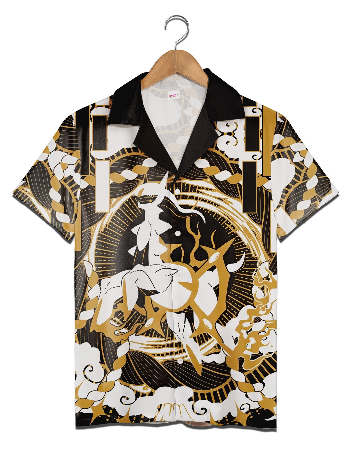 Pokemon Theme Hawaiian Shirt Colorful Cartoon Aloha Shirt for Gamers and Anime Fans