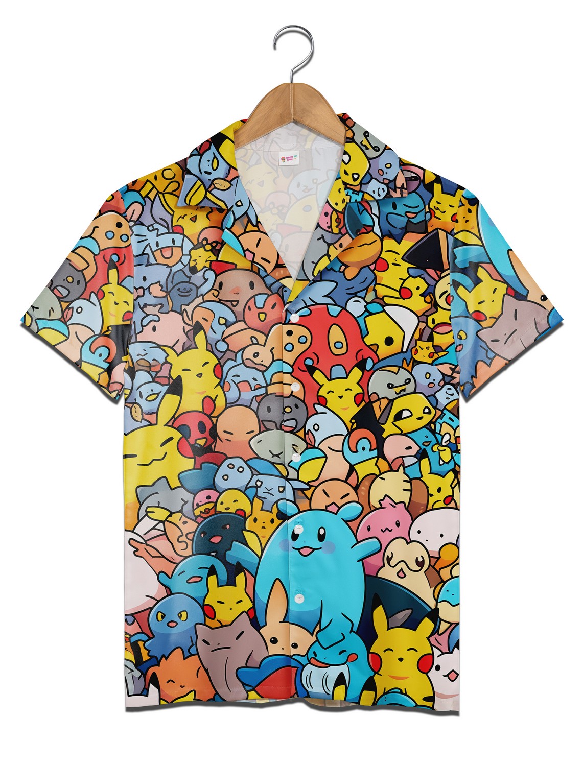 Pokemon Themed Poke Characters Hawaiian Shirt Colorful Tropical Aloha Shirt