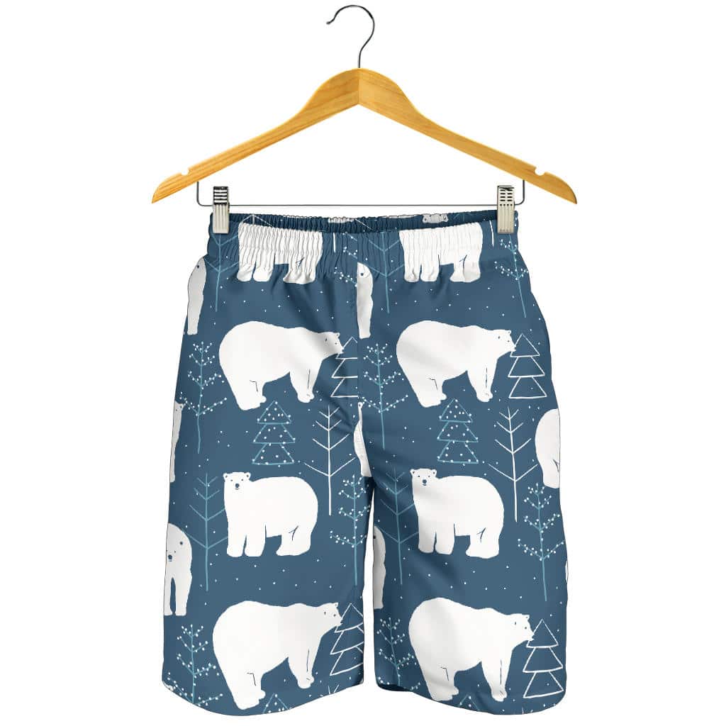 Polar Bear Mother Her Child Pattern For Men Women Kid Shorts