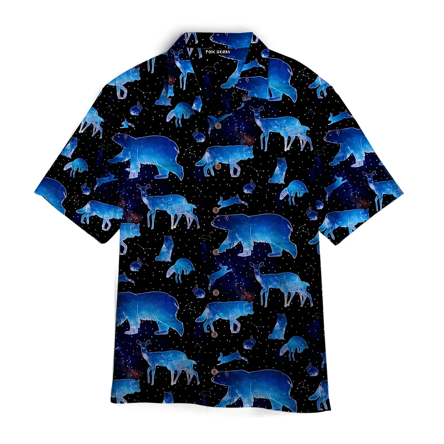 Polar Bear Summer Vacation Festive Hawaiian Shirt