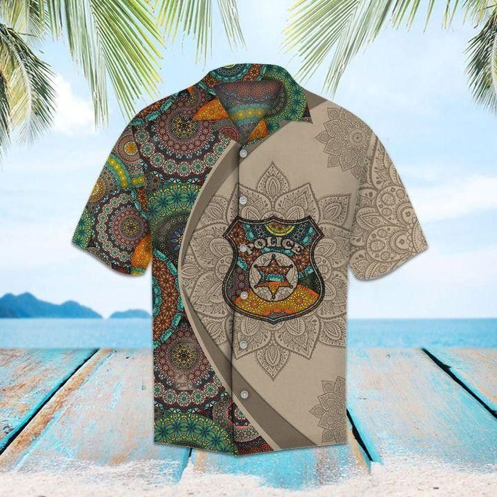 Police Button Trendy Hawaiian Shirt