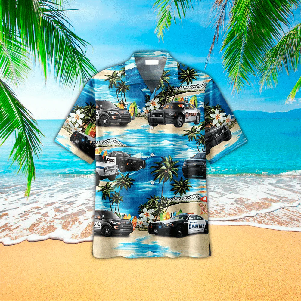 Police Trendy Hawaiian Shirt For Police, Gift For Police