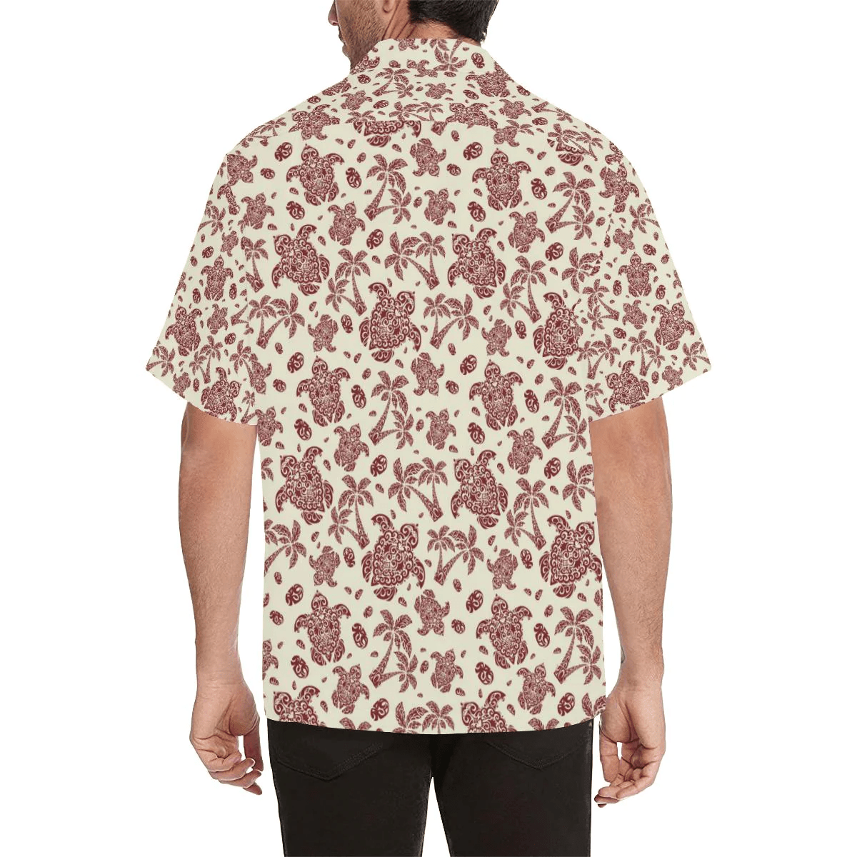 Polynesian Tattoo Turtle Themed Trendy Hawaiian Shirt, Turtle Lover Trendy Hawaiian Shirt For