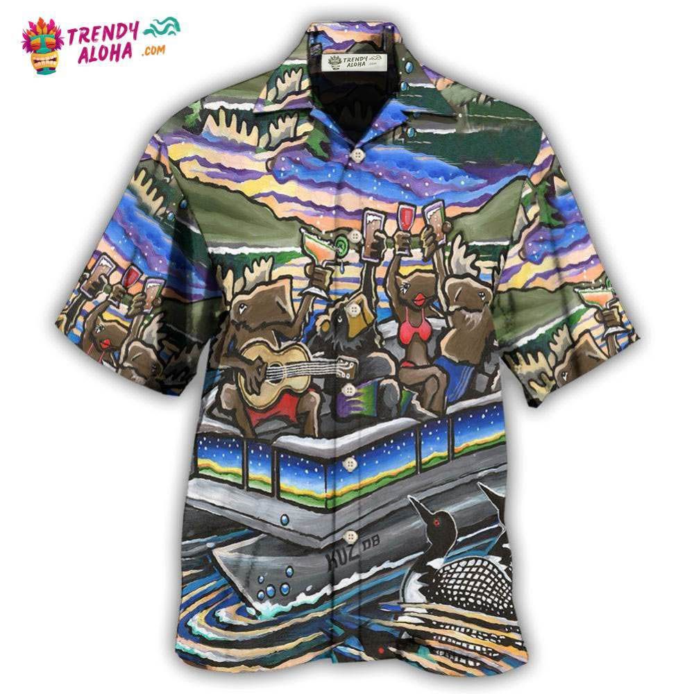 Pontoon Summer Vibes Party Hawaiian Shirt – Trendy Aloha Pontoon Summer Vibes Party Hawaiian Shirt – Trendy Aloha