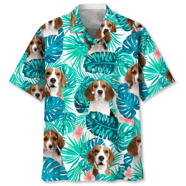 Poodle Trendy Hawaiian Shirt: Poodles and Paradise