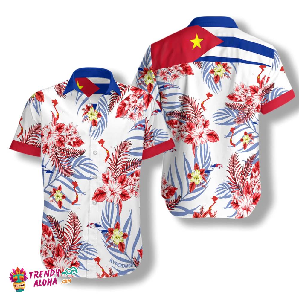 Por Cuba Vietnam También Está Dispuesta A Dar Hasta Su Propia Sangre Hawaiian Shirt