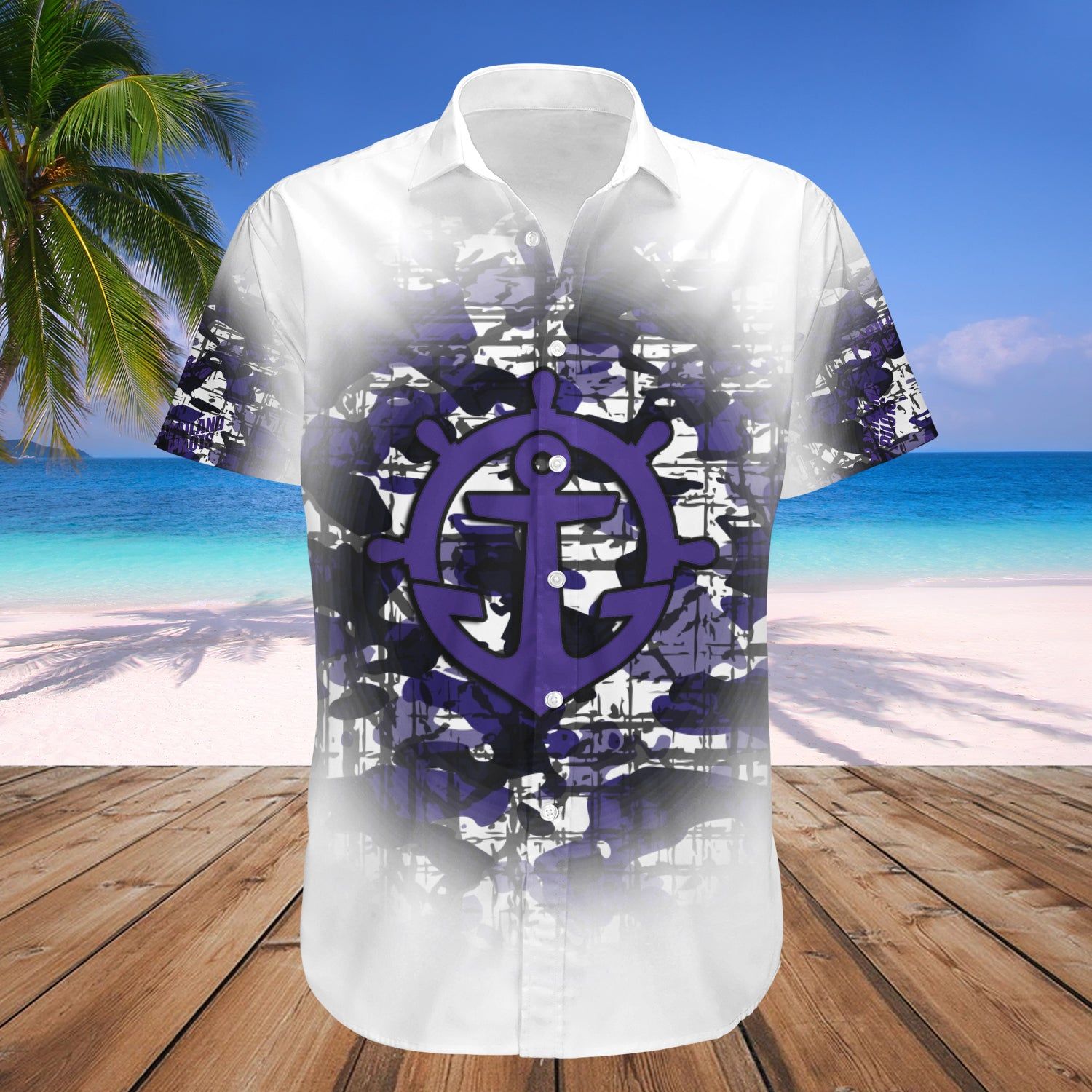 Portland Pilots Hawaii Shirt Camouflage Vintage – NCAA
