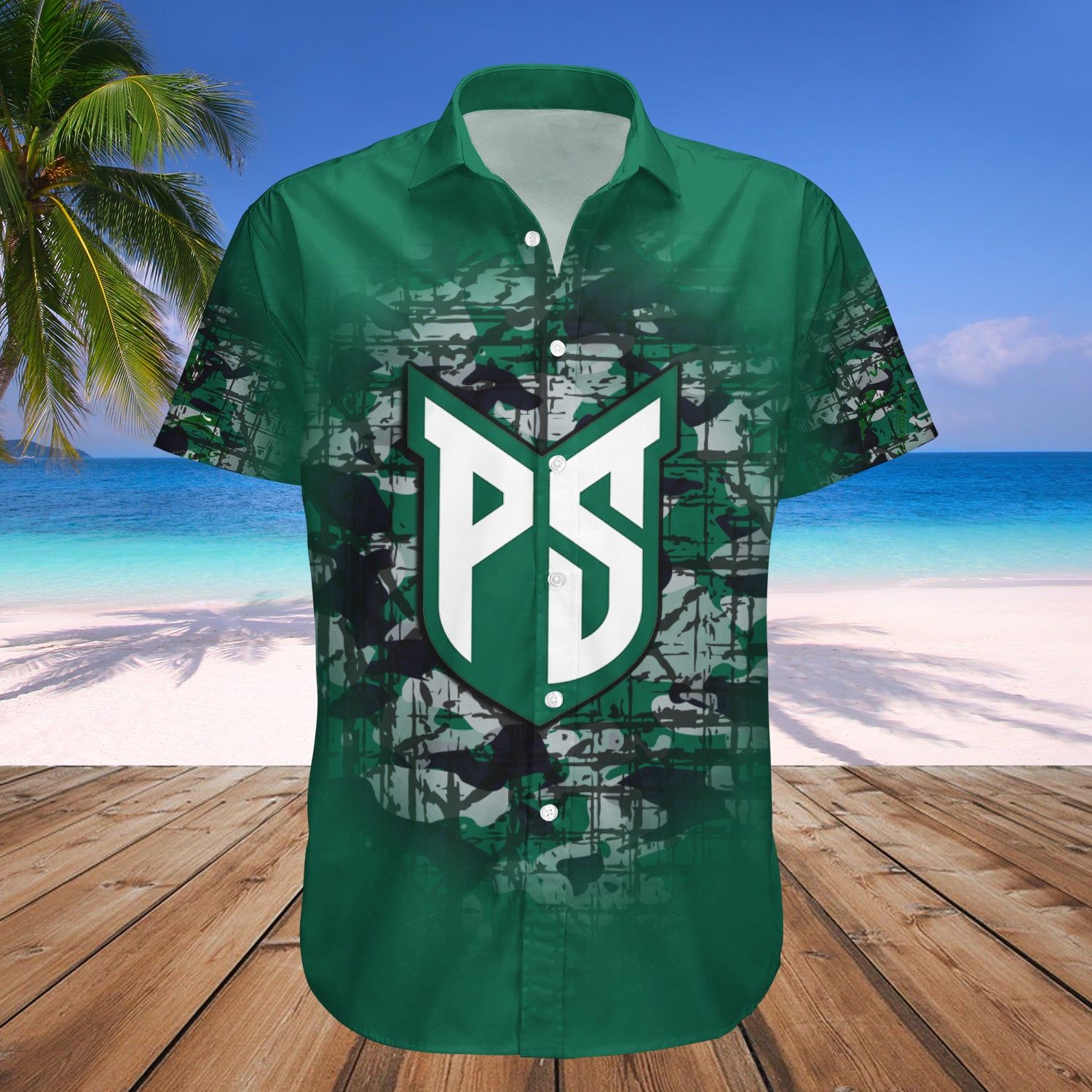 Portland State Vikings Hawaii Shirt Camouflage Vintage – NCAA