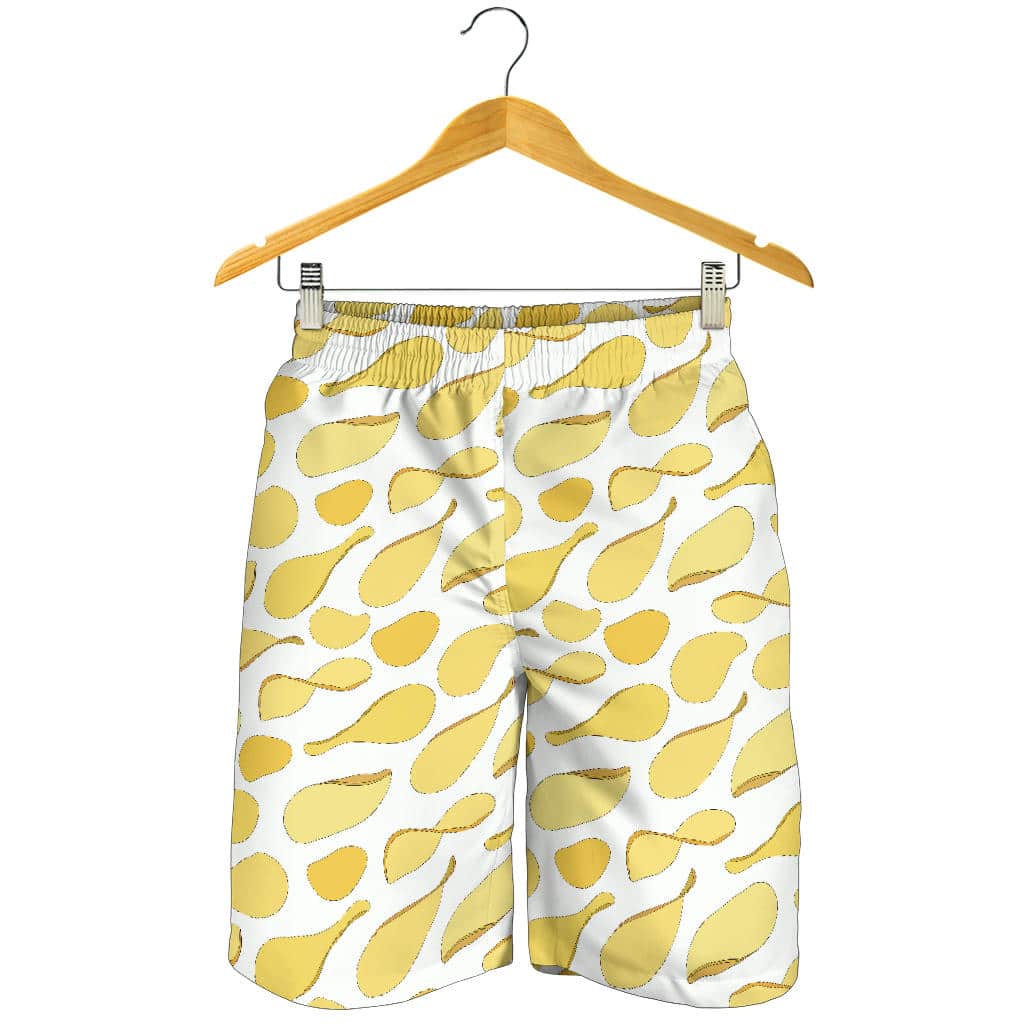 Potato Chips Pattern Print Design 02 For Men Women Kid Shorts