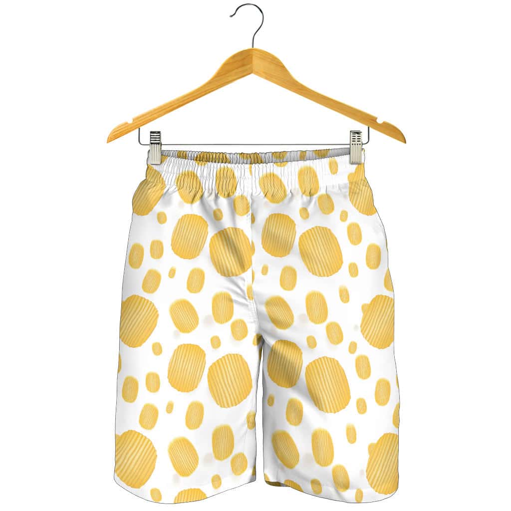 Potato Chips Pattern Print Design 03 For Men Women Kid Shorts