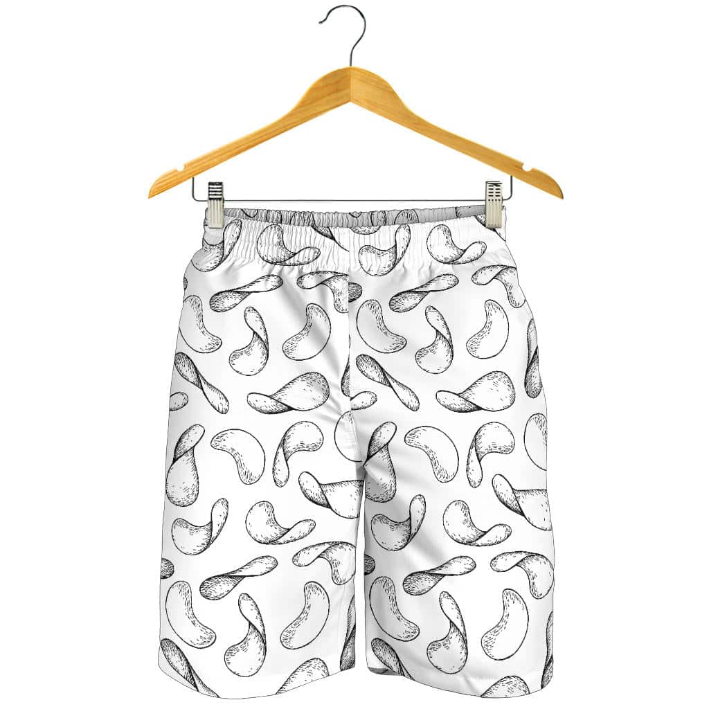 Potato Chips Pattern Print Design 04 For Men Women Kid Shorts