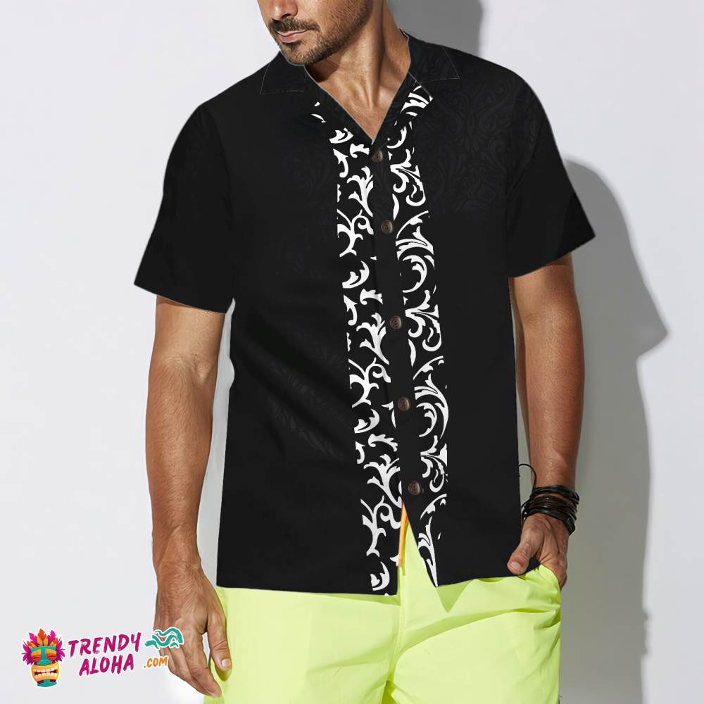 Premium Floral Royal Style Goth Hawaiian Shirt