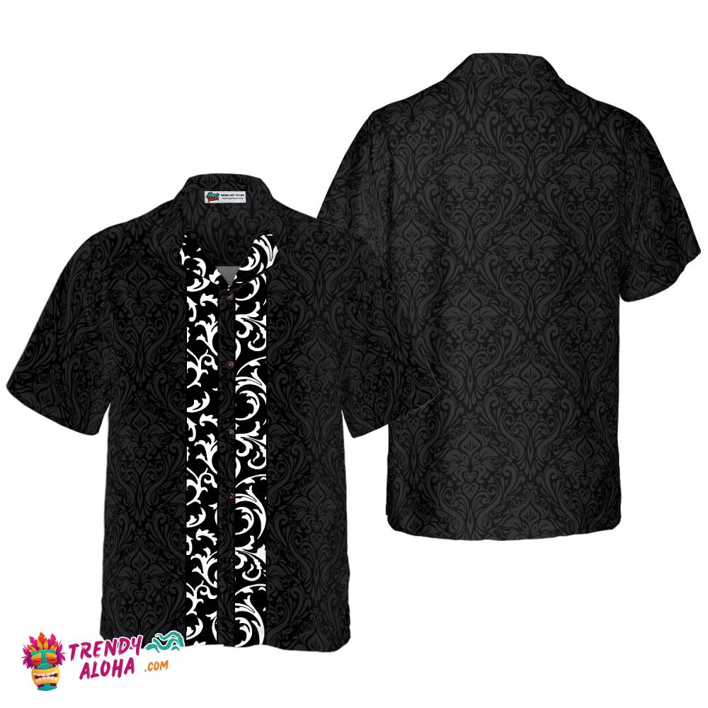 Premium Floral Royal Style Goth Hawaiian Shirt Premium Floral Royal Style Goth Hawaiian Shirt