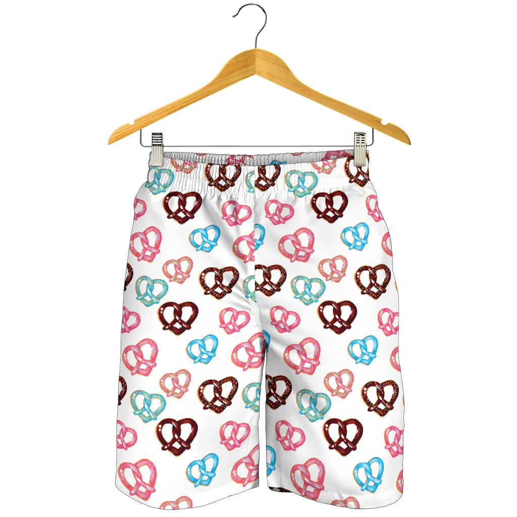 Pretzels Pattern Print Design 04 For Men Women Kid Shorts