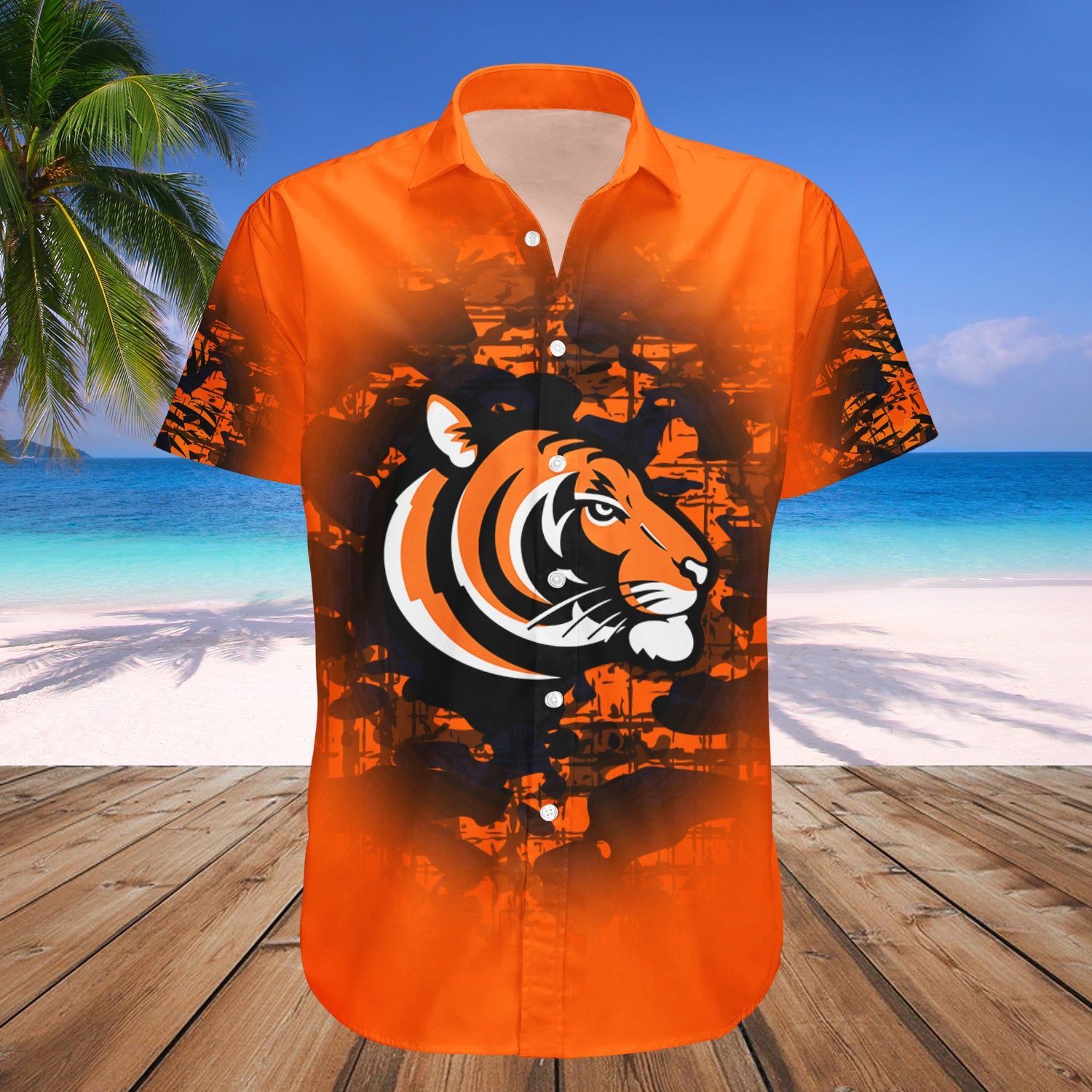 Princeton Tigers Hawaii Shirt Camouflage Vintage – NCAA