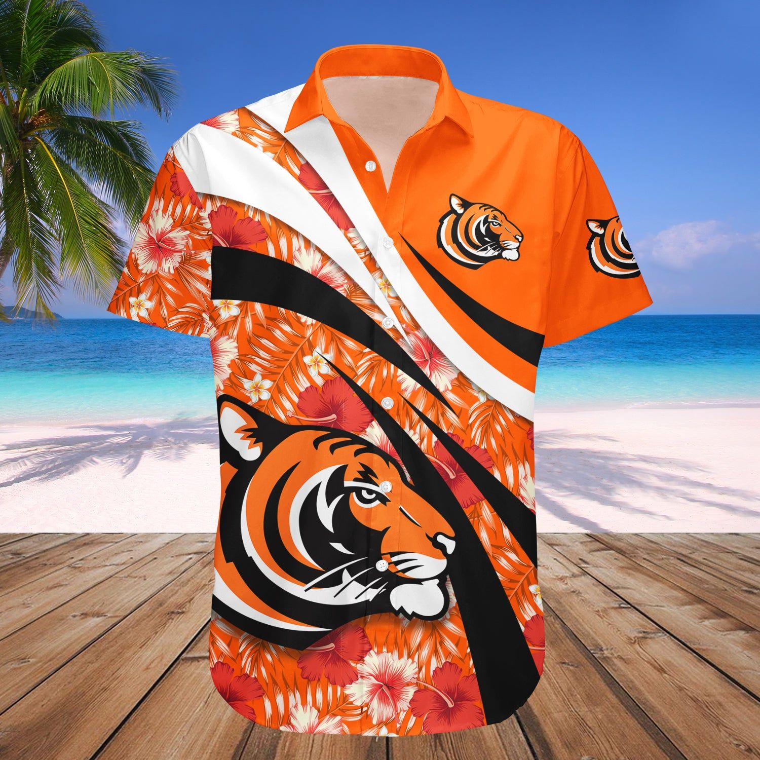 Princeton Tigers Hawaii Shirt Hibiscus Sport Style – NCAA
