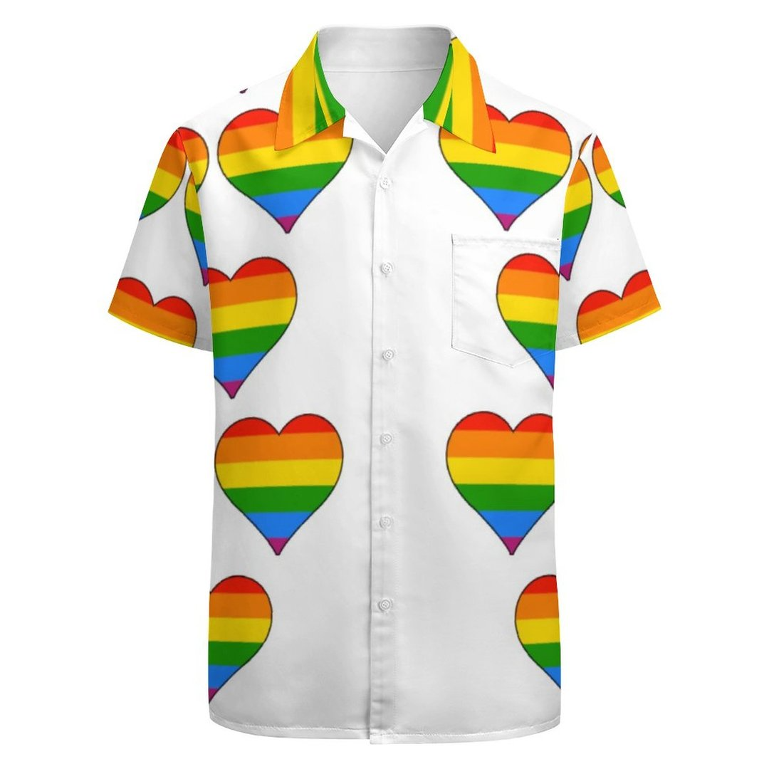 Products Lgbt Rainbow Heart Gay Pride Cute Hawaiian Vintage Shirt Products Lgbt Rainbow Heart Gay Pride Cute Hawaiian Vintage Shirt