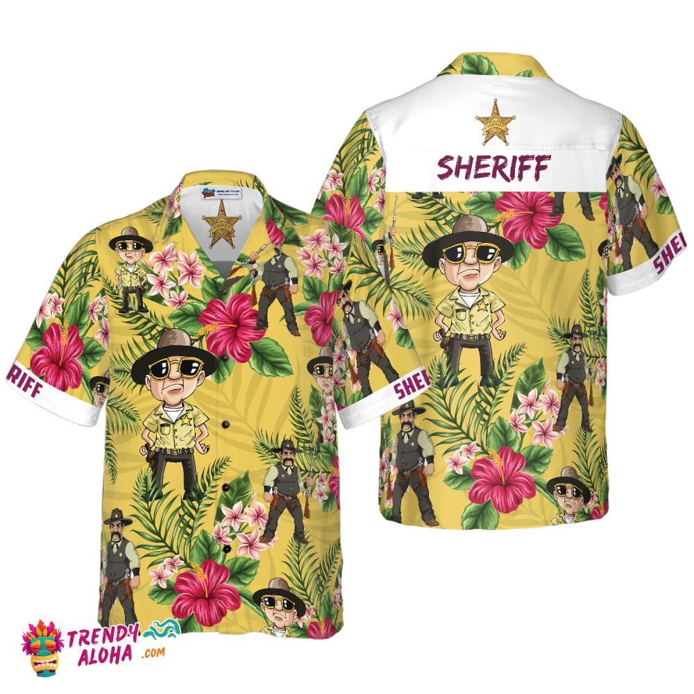 Proud Sheriff Hawaiian Shirt Proud Sheriff Hawaiian Shirt