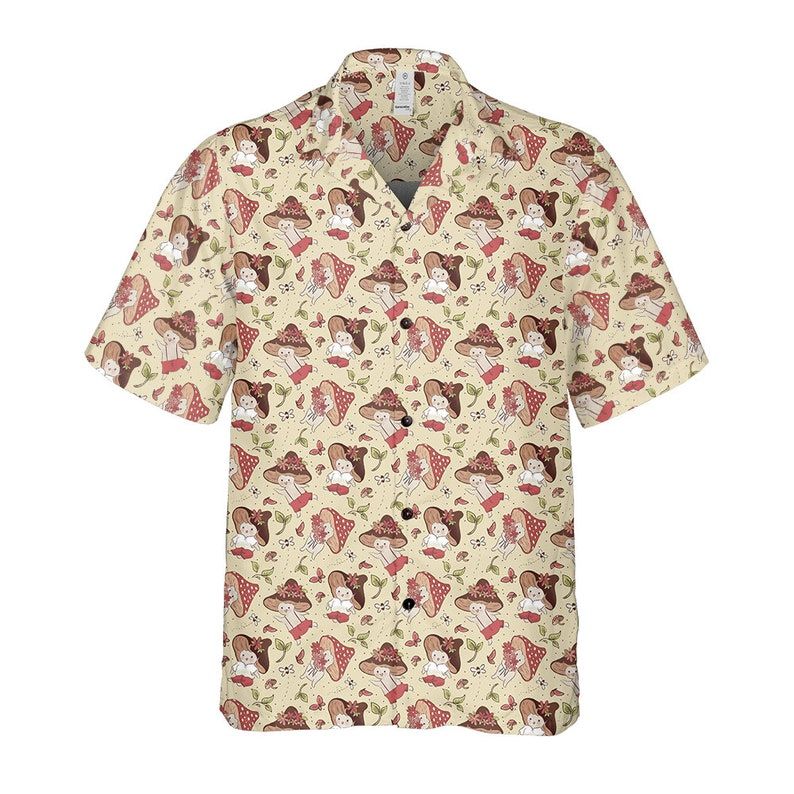 Psychedelic Mushrooms, Mushroom Pattern Shirt, Cute Mushroom Shirt Psychedelic Mushrooms, Mushroom Pattern Shirt, Cute Mushroom Shirt