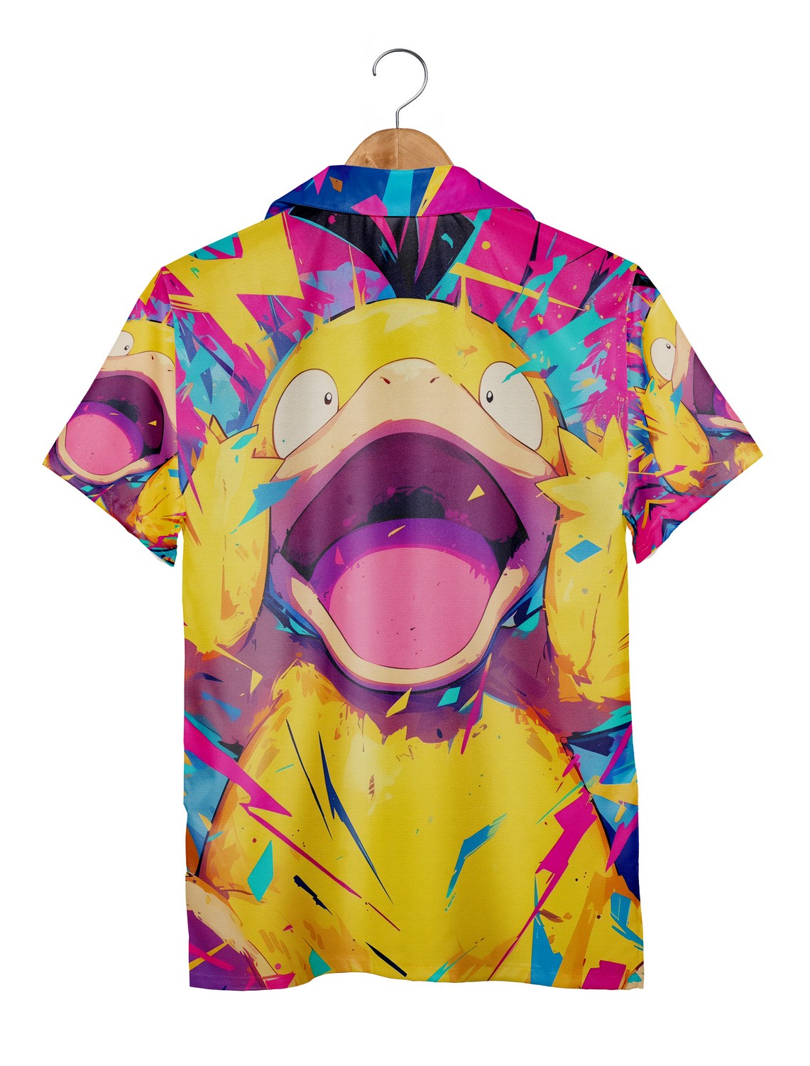 Psyduck Koduck Funny Pokemon Hawaiian Shirt, Funny Pokemon Aloha Beach Shirt For Men Women and Kids