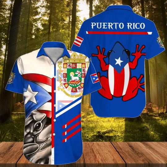 Puerto Rico Trendy Hawaiian Shirt for Men & Women: Cultural Celebration