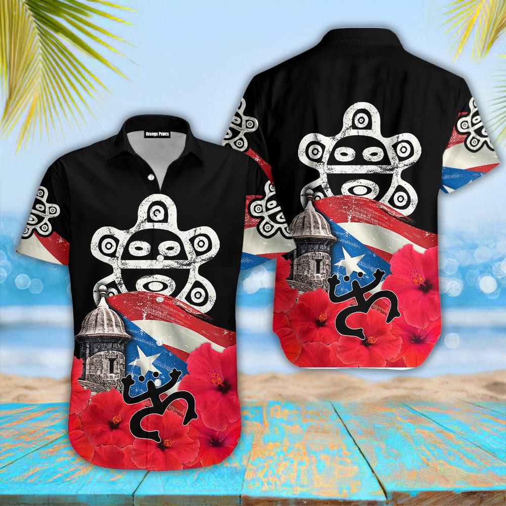 Puerto Rico Trendy Hawaiian Shirt for Men & Women: Island Paradise Collection